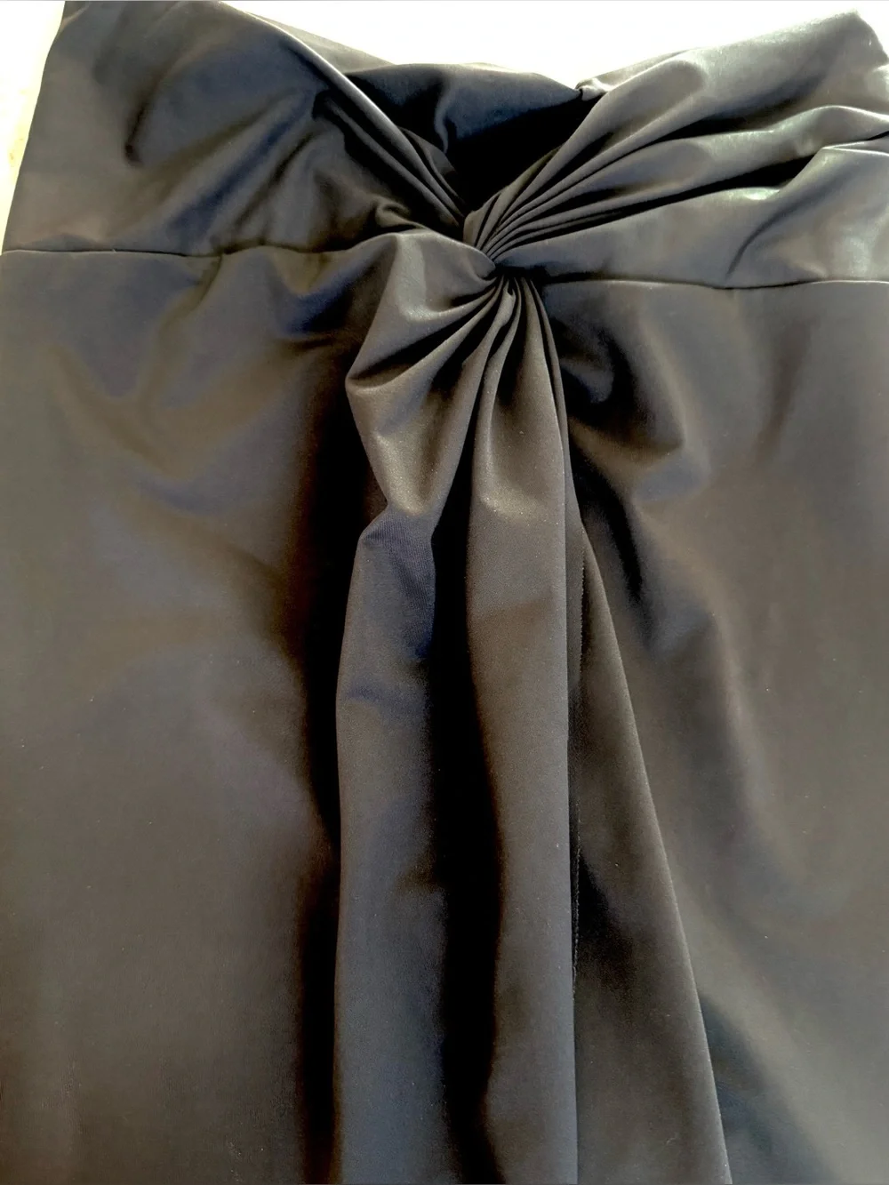 SKIMS Swim Sarong Black Twist Front Cover Up Maxi Skirt Size S Resort Beach VACA